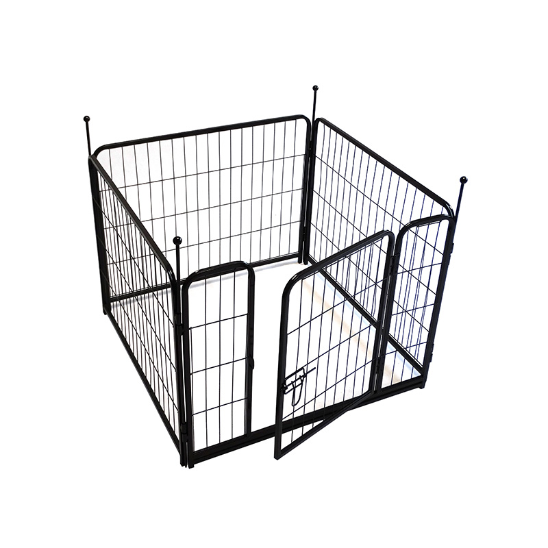 77*60*8 Iron Wire ohrádka pro psy 4panelový ohradník pro mazlíčky Puppy Run Dog Fence