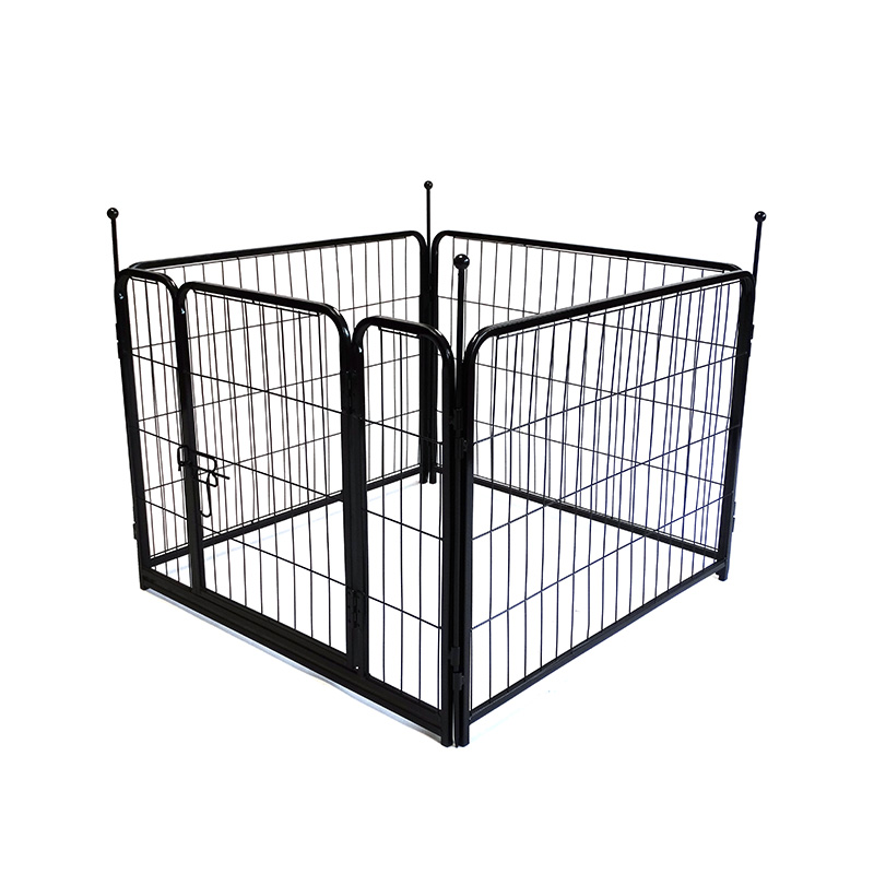 77*60*8 Iron Wire ohrádka pro psy 4panelový ohradník pro mazlíčky Puppy Run Dog Fence