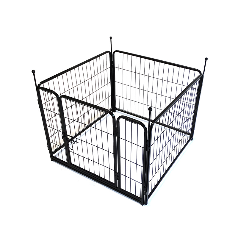 77*60*8 Iron Wire ohrádka pro psy 4panelový ohradník pro mazlíčky Puppy Run Dog Fence